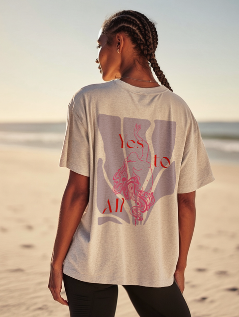 Oversized T-Shirt "Yes to All"