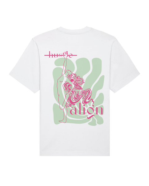 Oversized T-Shirt »Hustle/Align«