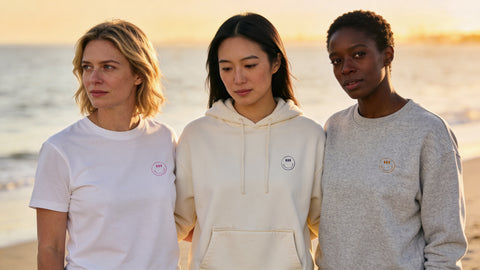 Pretty Conscious Models am Strand