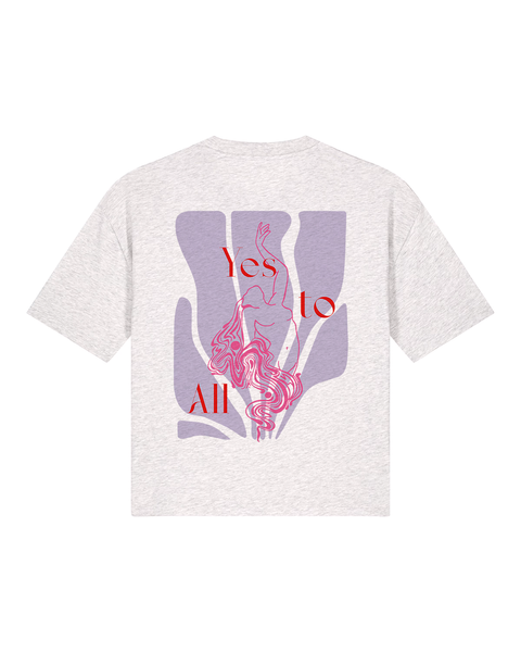 Cropped Shirt "Yes to All"