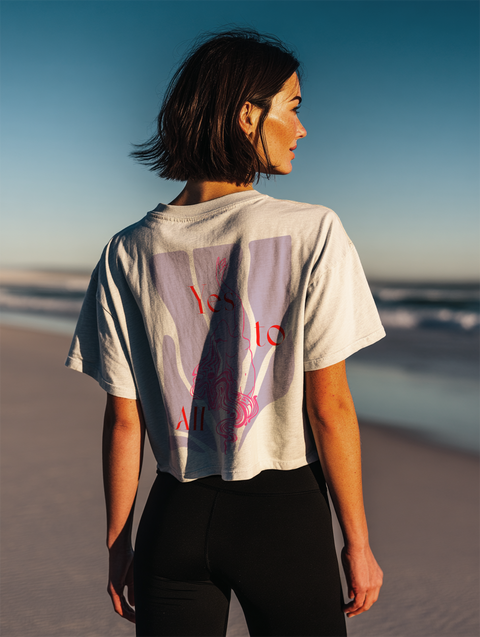 Cropped Shirt "Yes to All"