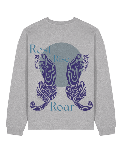 Crewneck "Rest-Rise-Roar"
