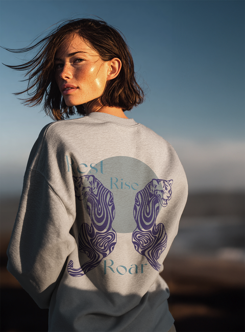 Crewneck "Rest-Rise-Roar"
