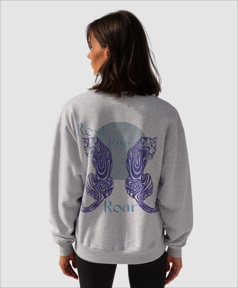 Crewneck "Rest-Rise-Roar"