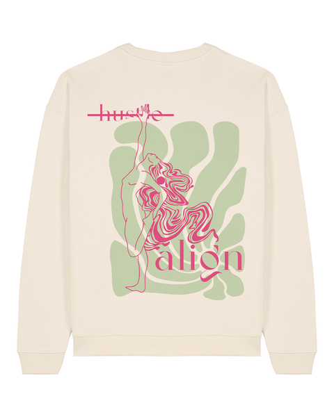 Crewneck "Hustle/Align"