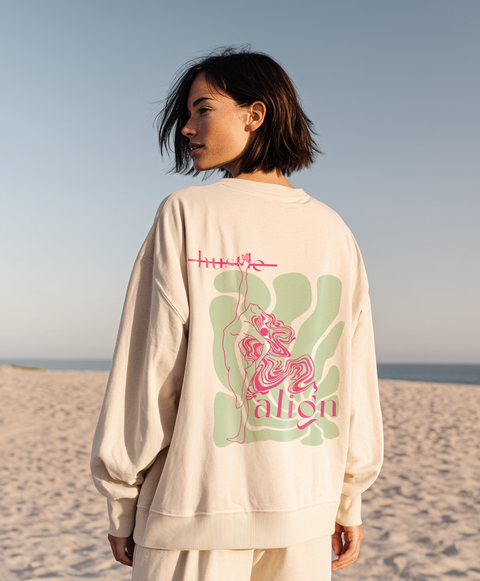 Crewneck "Hustle/Align"