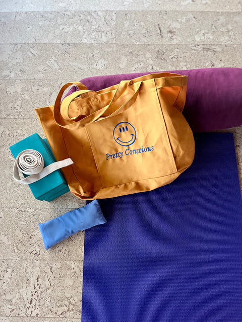 Pretty Conscious Yogatasche Mustard