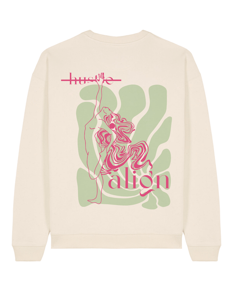 Crewneck "Hustle/Align" - Pretty Conscious