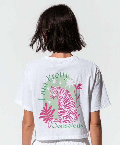Cropped Shirt "I am Pretty Conscious" - Pretty Conscious
