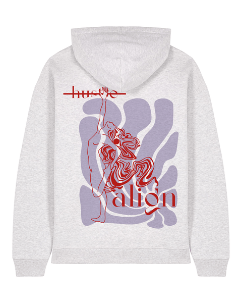Hoodie "Hustle/Align" - Pretty Conscious