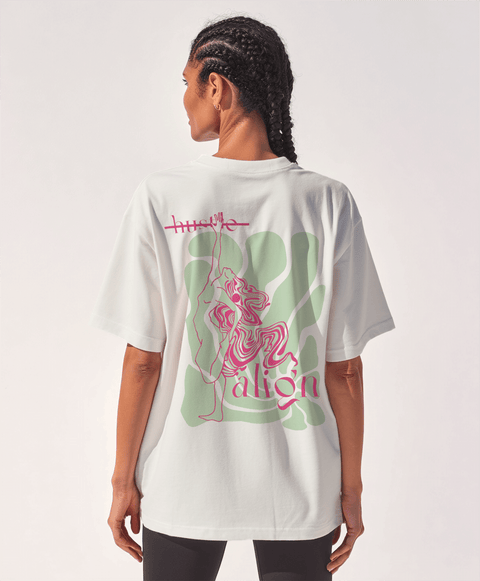 Oversized T-Shirt »Hustle/Align« - Pretty Conscious