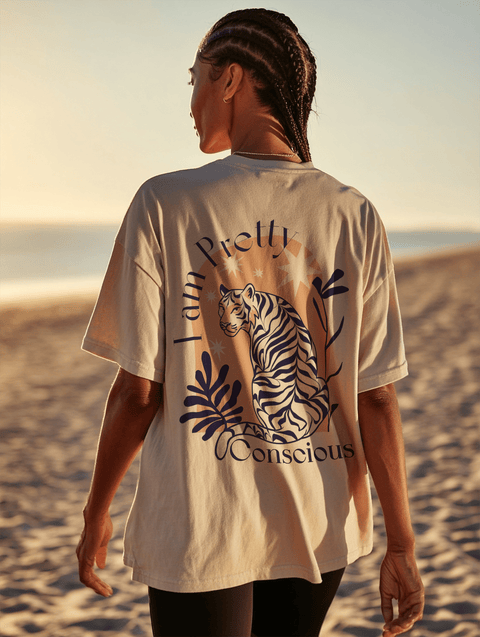 Oversized T-Shirt "I am Pretty Conscious" - Pretty Conscious