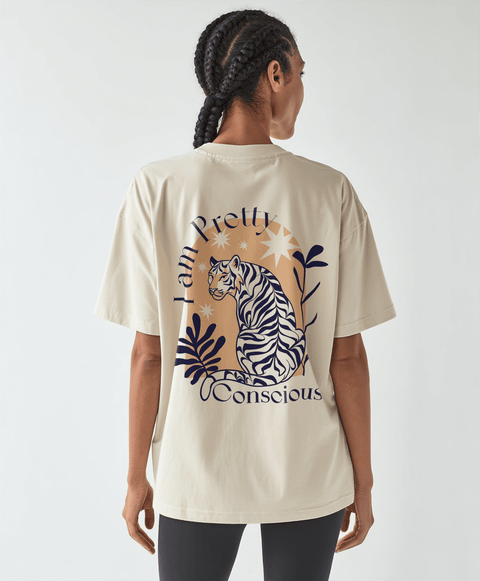 Oversized T-Shirt "I am Pretty Conscious" - Pretty Conscious